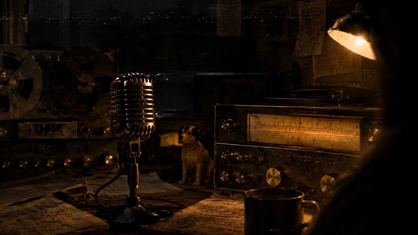 Close-up of Dog-Boy Dan in the haunted radio signal